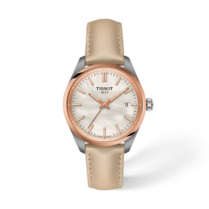 Front view of the watch 天梭PR 100系列34mm with shadow