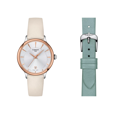 Front view of the watch Tissot Odaci-T with additional bracelet