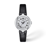 Front view of the watch Tissot Bellissima 26mm with shadow