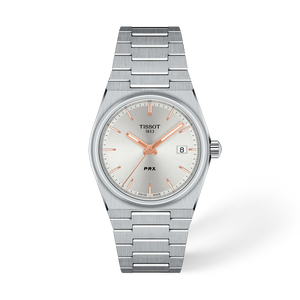 TISSOT PRX 35mm の正面図・影あり