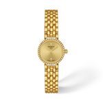 Front view of the watch Tissot Lovely Round 19.5mm with shadow