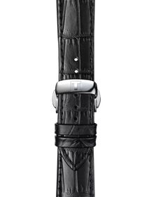 ซูมเข้า Tissot Official Black Leather Strap Lugs 21 mm