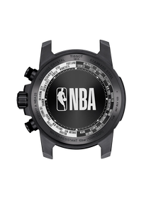 Back view of the watch case Tissot Supersport NBA Special Edition 45.5mm
