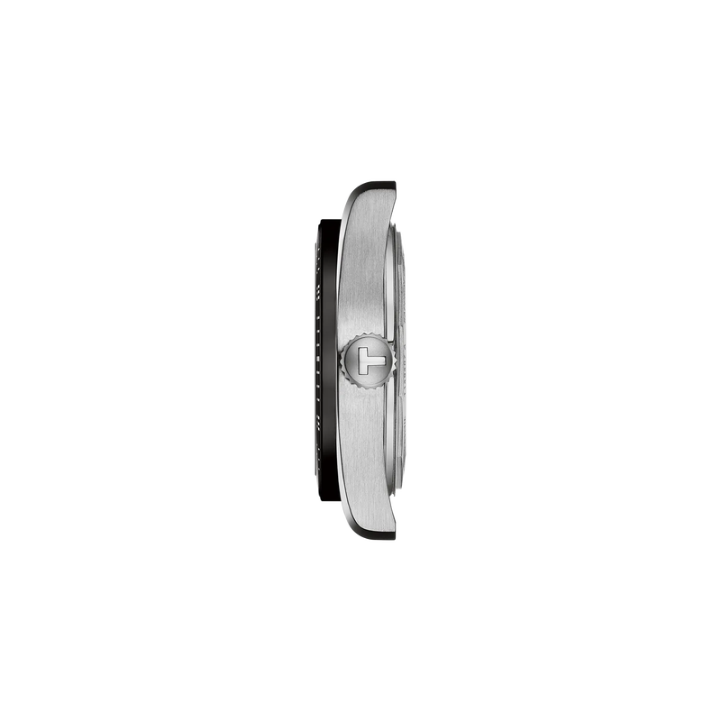 Profile view of the watch case Tissot PR516 38mm
