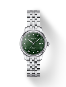 Front view of the watch Tissot Le Locle 29mm with shadow