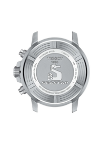 Back view of the watch case Tissot Seastar 1000 45.5mm