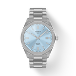 Front view of the watch Tissot PRC 100 Solar 39mm with shadow