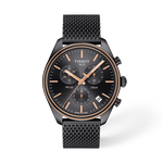 Front view of the watch Tissot PR 100 41mm with shadow