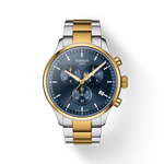 Front view of the watch Tissot Chrono XL Classic with shadow