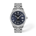 Front view of the watch 天梭BALLADE系列POWERMATIC 80 COSC款39MM with shadow