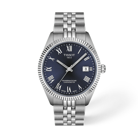 Vorderansicht der Uhr Tissot Ballade 39mm mit Schatten