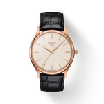 Front view of the watch Tissot Excellence with shadow