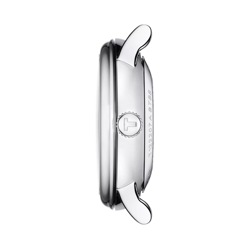 Profile view of the watch case Tissot Carson Premium 30mm