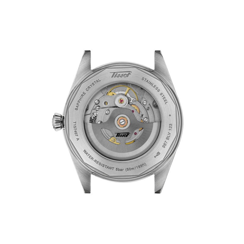 Back view of the watch case Tissot Visodate 39mm