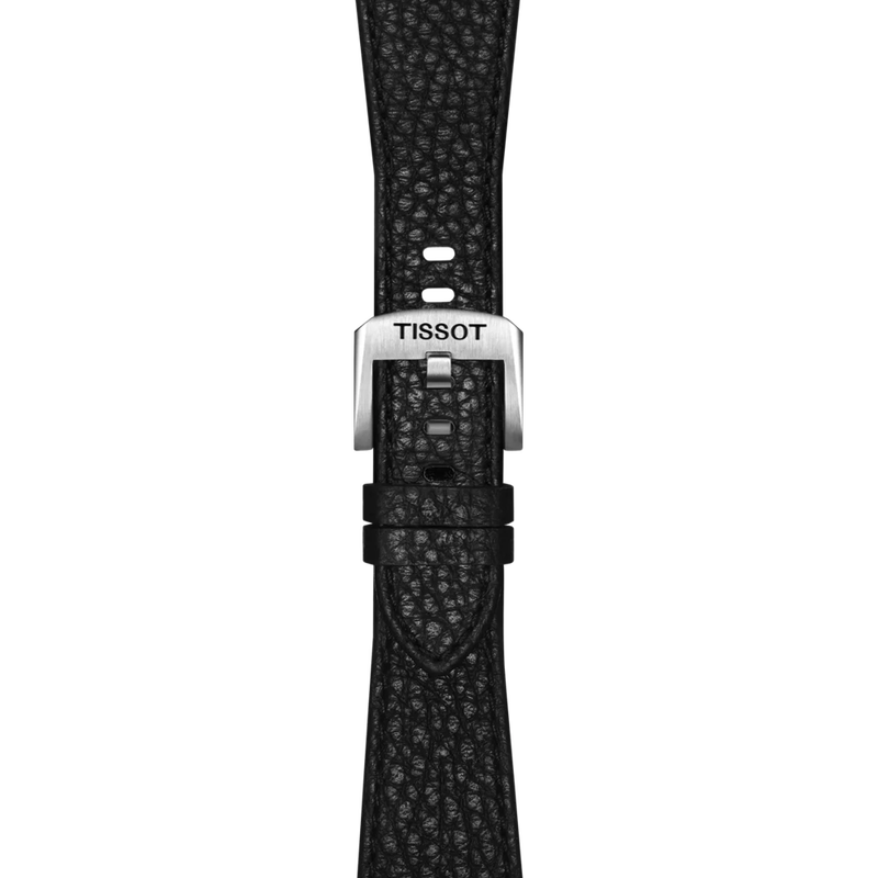 Zoom on Tissot Official Black PRX 35mm Leather Strap
