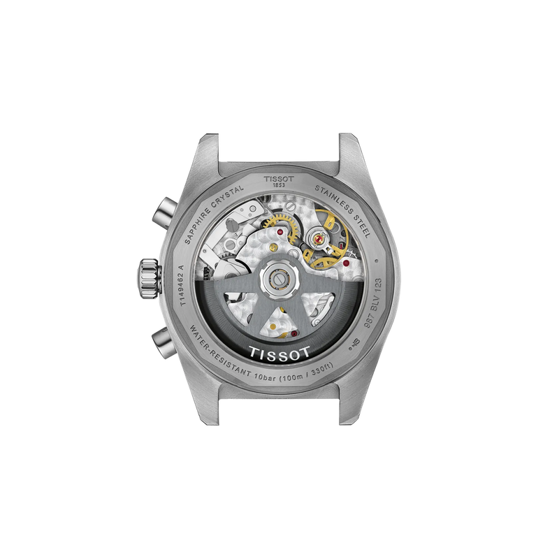 Achteraanzicht van de horlogekast Tissot PR516 41mm