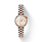 Front view of the watch Tissot Desir 28mm with shadow