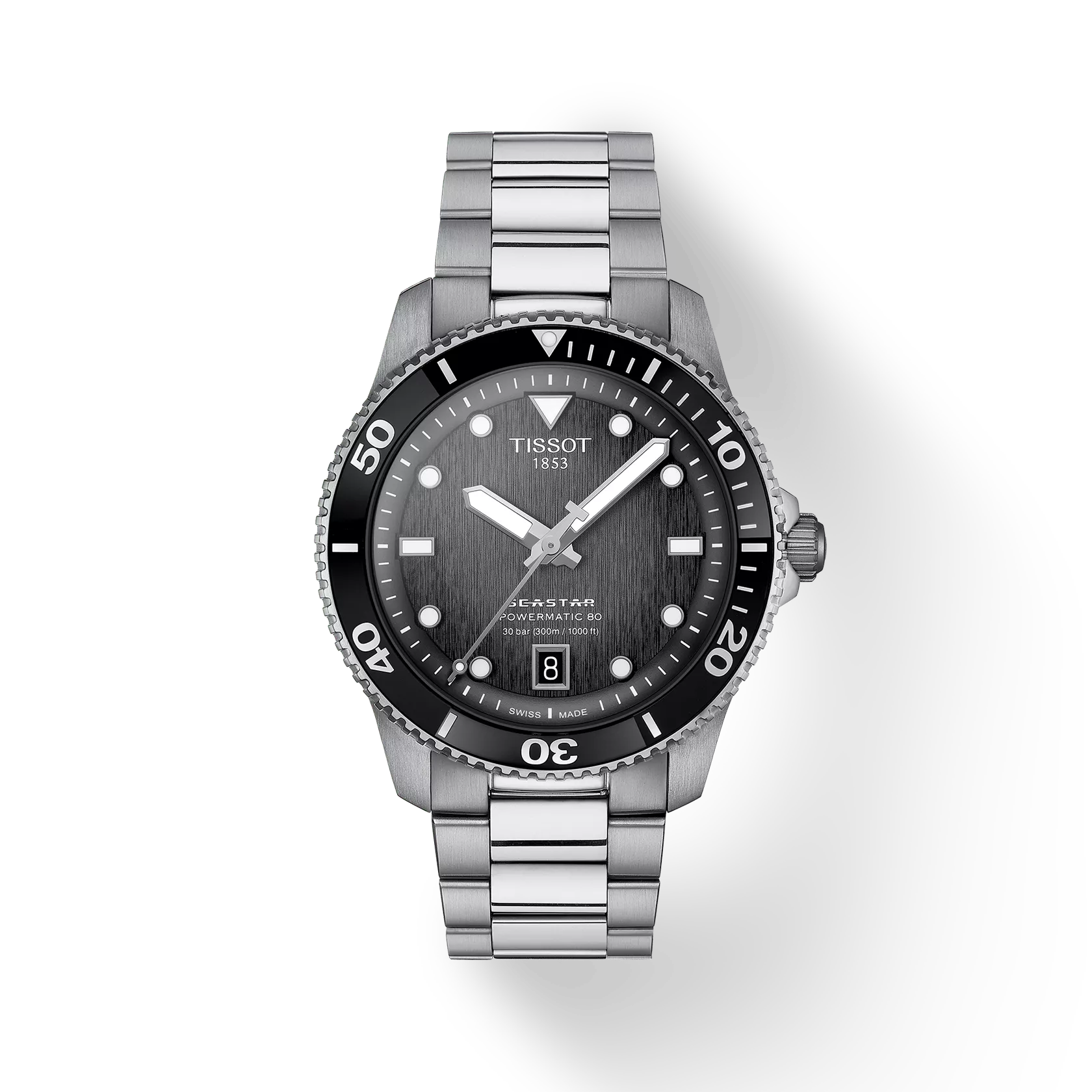OH済 TISSOT SEASTAR ティソ シースター 自動巻き シルバーカラー 