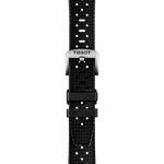 Zoom on 天梭 Tropical 編織花紋橡膠錶帶(黑色)__適用錶耳20mm