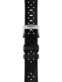 확대 티쏘 정품 블랙 러버 스트랩 20MM