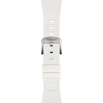Zoom sobre Correa Oficial Tissot PRX de caucho blanco 40 mm