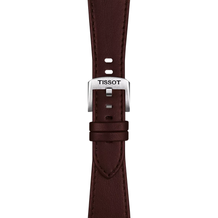 Zoom on Bracelet Officiel Tissot PRX35 Cuir Brun