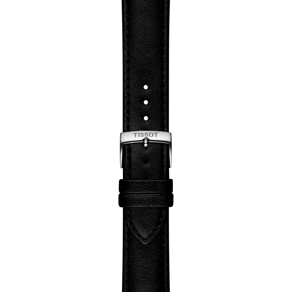 Zoom sobre Correa oficial Tissot de piel sint&eacute;tica negra de 20 mm
