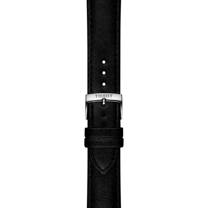 Zoom sobre Correa oficial Tissot de piel sint&eacute;tica negra de 20 mm