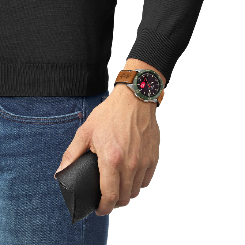 Simulation of the watch Tissot T-Touch Connect Sport ESAF 2025 43.75mm on a wrist