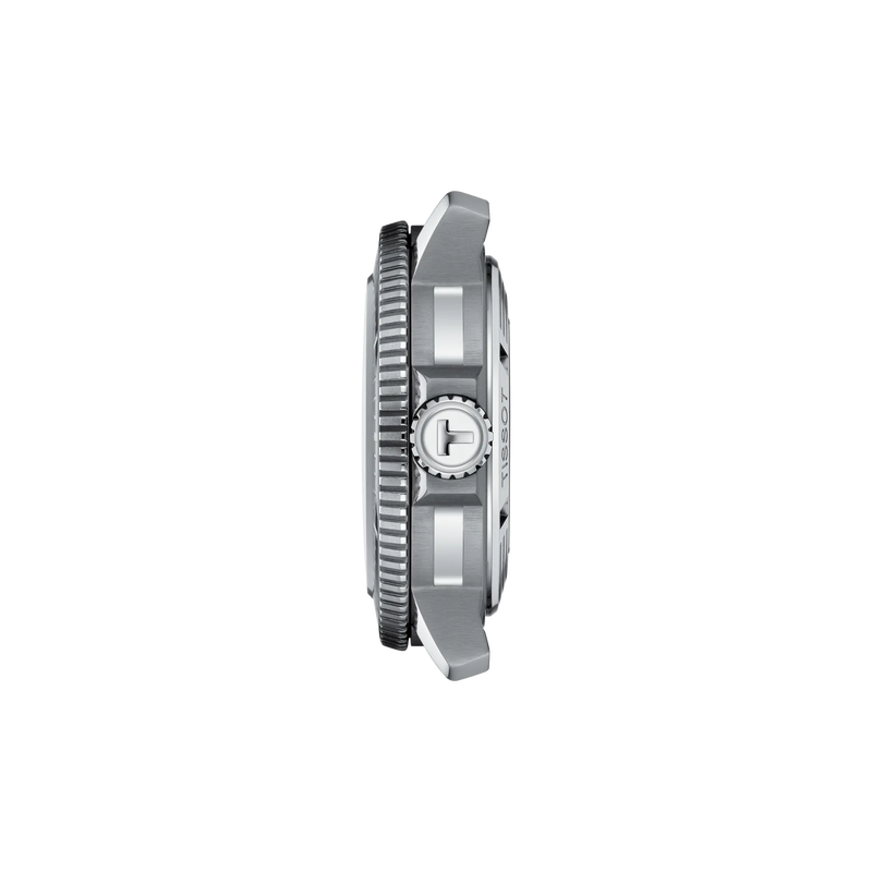 Profile view of the watch case 天梭海星系列2000 46mm