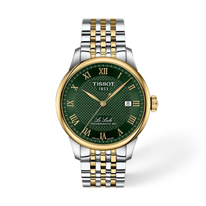 Front view of the watch Tissot Le Locle 39.3mm with shadow