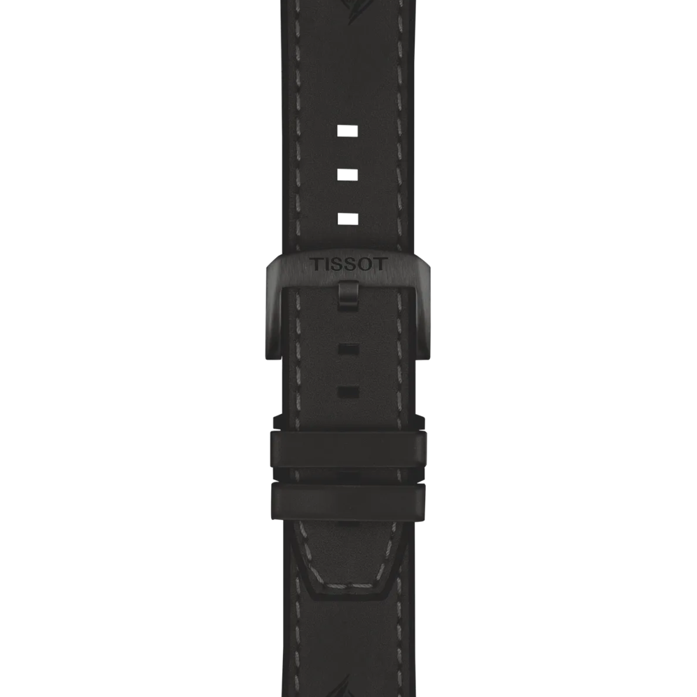 Zoom sur le bracelet de la montre Tissot T-Touch Connect Solar Swiss Edition 47.5mm