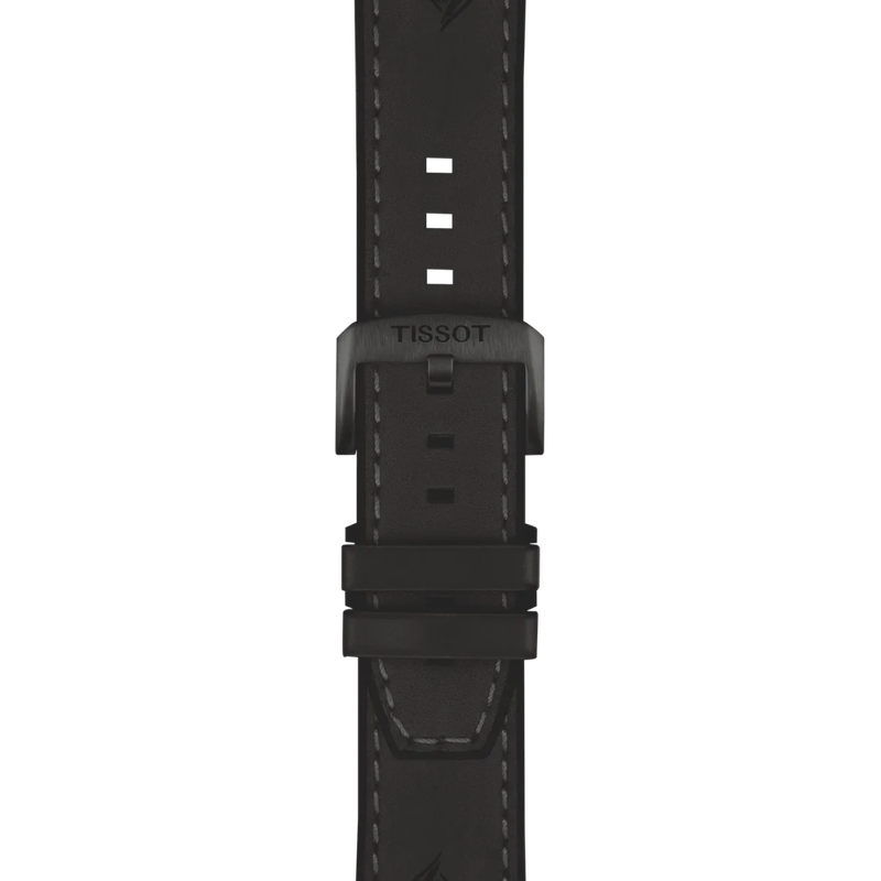 Zoom sur le bracelet de la montre Tissot T-Touch Connect Solar Swiss Edition 47.5mm
