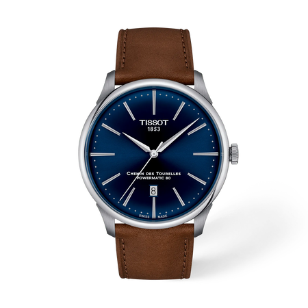 vista frontale dellorologio {0} con ombra