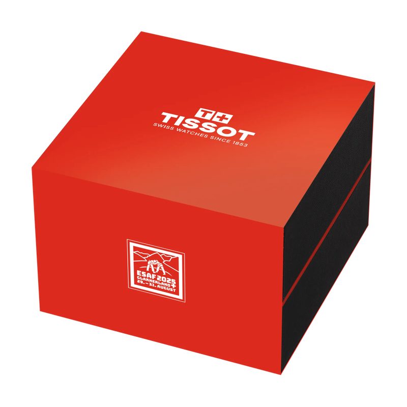 Presentation box of the watch Tissot T-Touch Connect Sport ESAF 2025 43.75mm