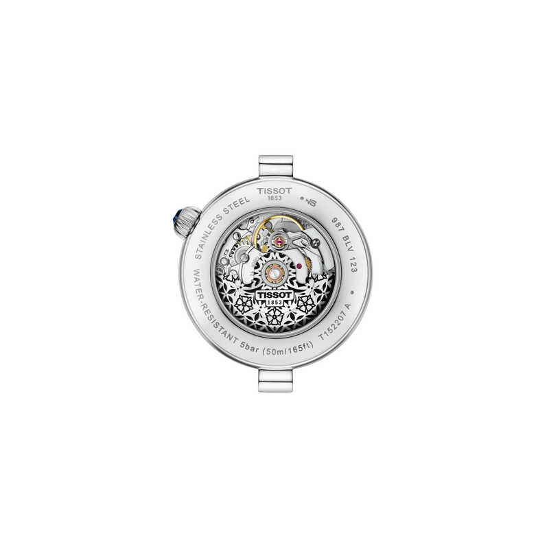 Back view of the watch case 天梭Desir系列28mm