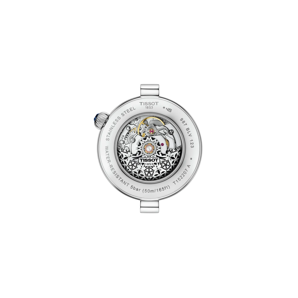 Rückansicht des Gehäuses der Uhr Tissot Désir 28mm