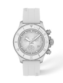 Front view of the watch Tissot Seastar 1000 38mm with shadow
