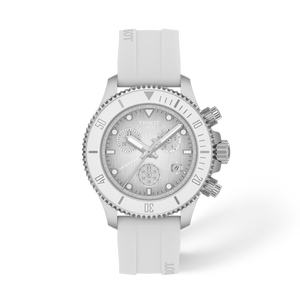 Front view of the watch Tissot Seastar 1000 38mm with shadow