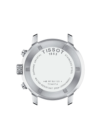 Back view of the watch case Tissot PRC 200 43mm