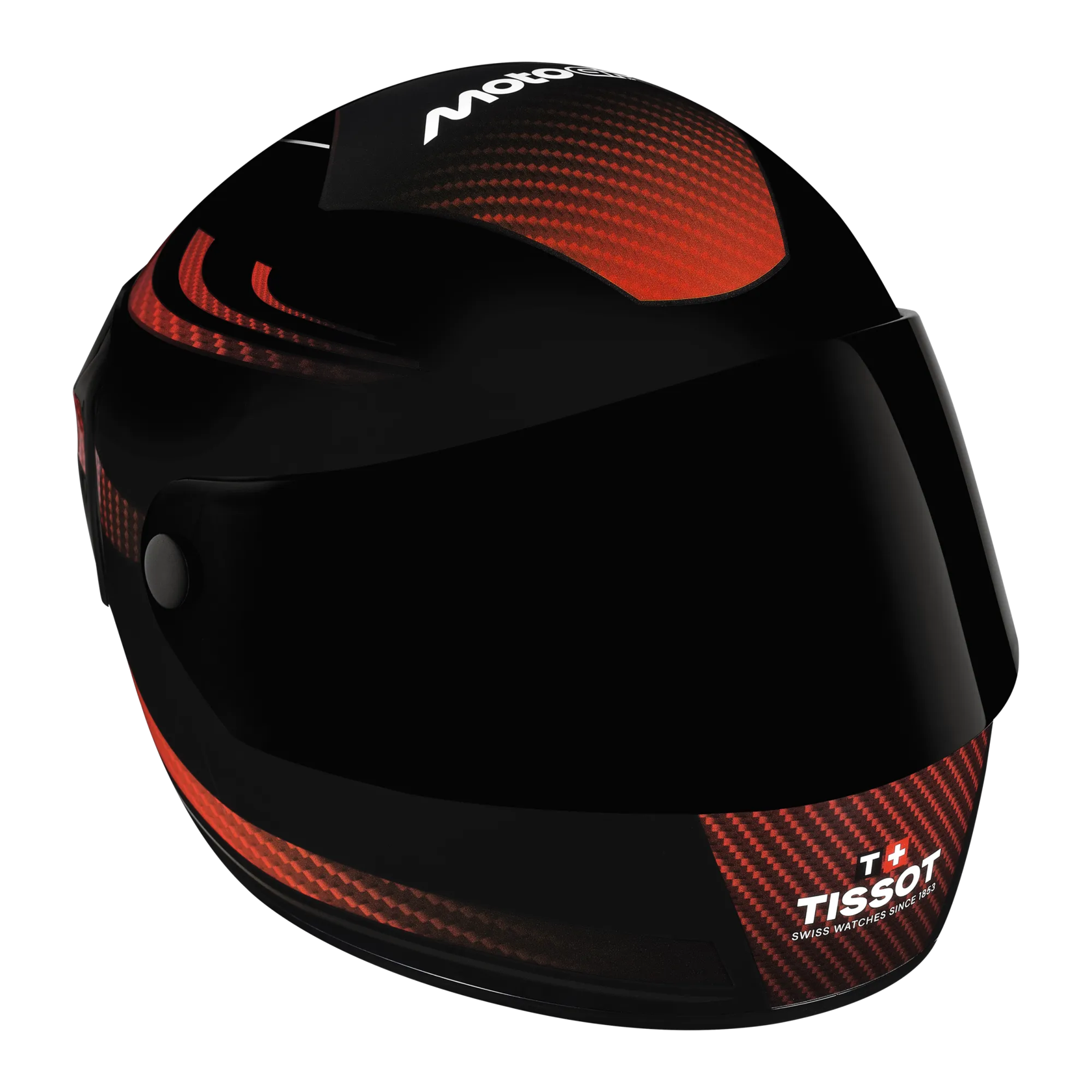 開いた状態の時計TISSOT T-レース MotoGP 2026 45mm の正面図