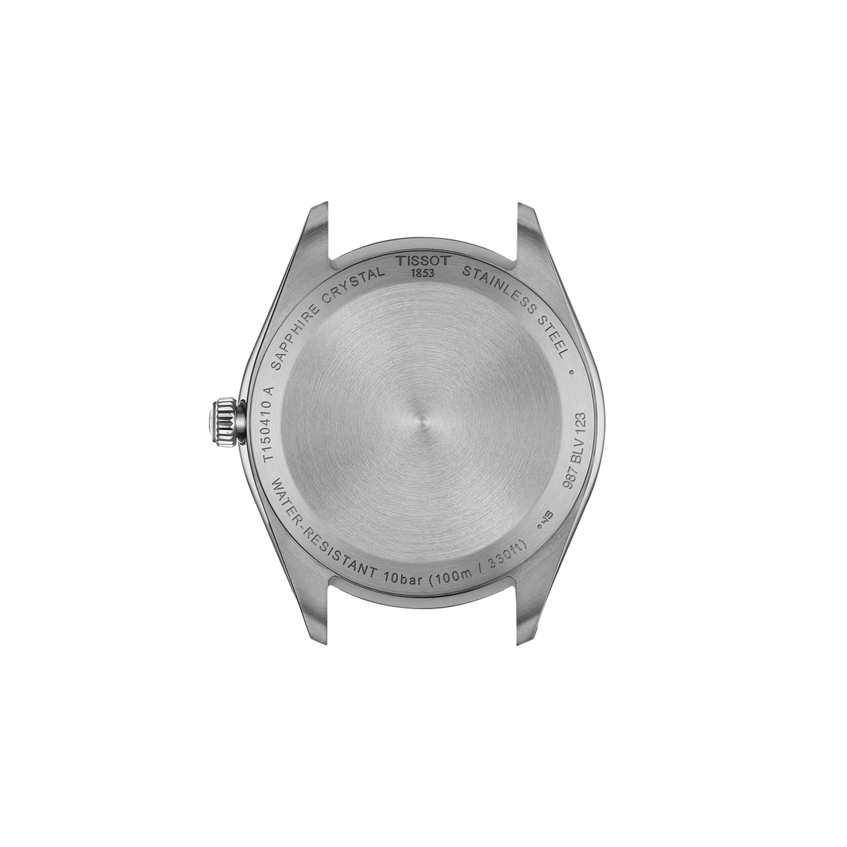 Мужские часы Tissot PR 100 40 мм, цвет: Чёрный / Чёрный кожаный — фото 2