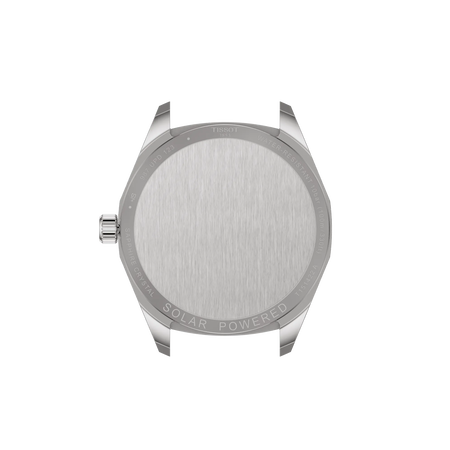 Back view of the watch case Tissot PRC 100 Solar 39mm