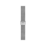 Vista frontal de Brazalete Oficial Tissot tipo Milanesa de Acero 20mm