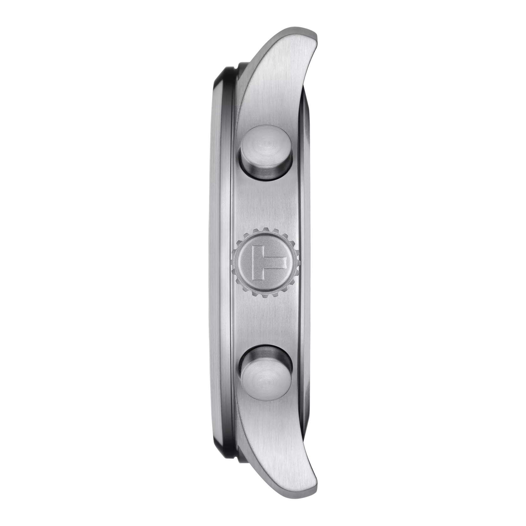 Profile view of the watch case Tissot Chrono XL