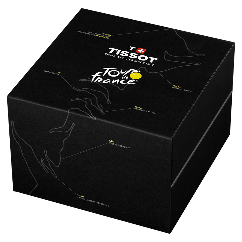 Pr&eacute;sentation de l'&eacute;crin de la montre Tissot PR 100 Tour de France 2026 40mm