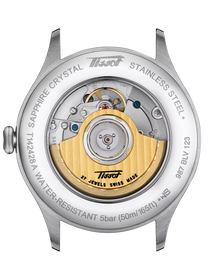 Back view of the watch case Tissot Heritage Small Second 1938 COSC