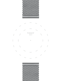Focus on the lugs of Tissot Official Steel Milanais Bracelet Lugs 22 mm