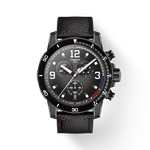 그림자가 있는 티쏘 슈퍼스포츠 NBA 스페셜 에디션 시계의 전면 보기