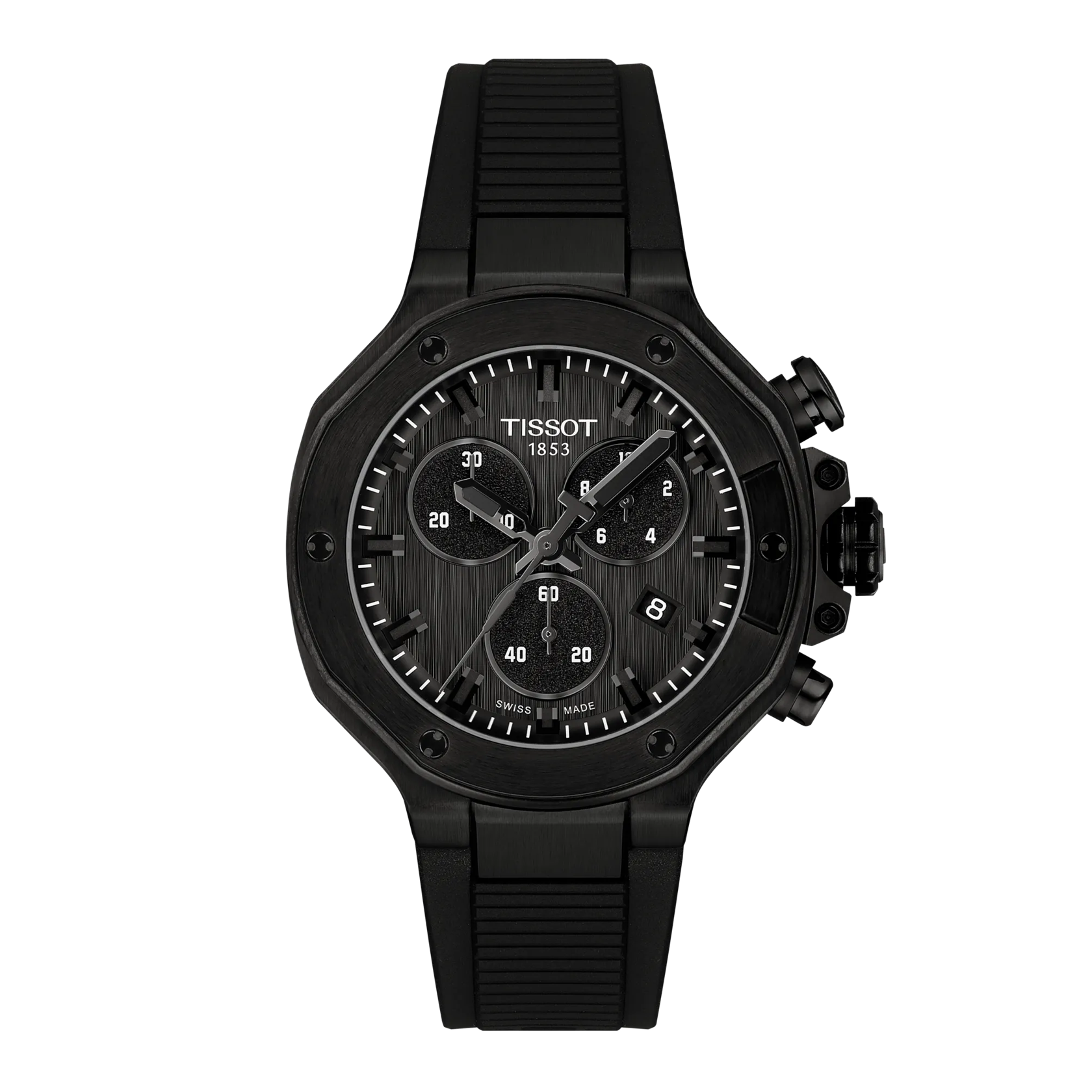 Front view of the watch Tissot T-Race 38mm